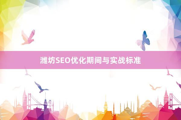 潍坊SEO优化期间与实战标准
